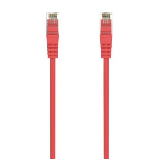 Aisens A145-0556 Cavo di rete RJ45 UTP Cat 6A 25 cm Rosso