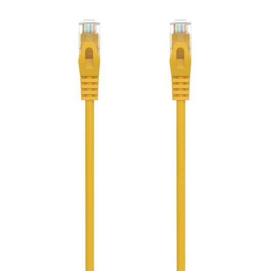 Aisens A145-0564 Cavo di rete RJ45 UTP Cat 6A 30 cm Giallo