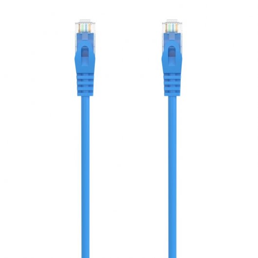 Aisens A145-0570 Cavo di rete RJ45 UTP Cat 6A 25 cm Blu