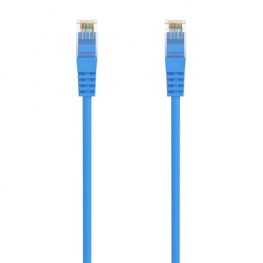 Aisens A145-0572 Cable de Red RJ45 UTP Cat 6A 50cm Azul