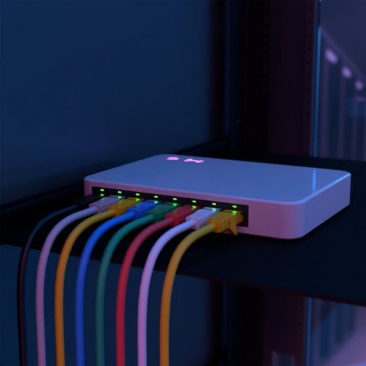 Aisens A145-0572 Cable de Red RJ45 UTP Cat 6A 50cm Azul