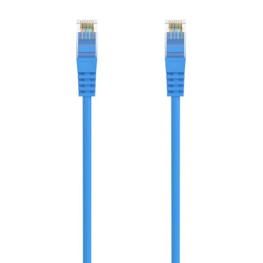 Aisens A145-0573 Cavo di rete RJ45 UTP Cat 6A 1m Blu