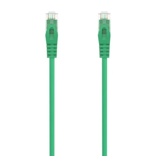 Cavo di rete Aisens A145-0577 Cat6a RJ45 UTP 0,25m Verde LSZH