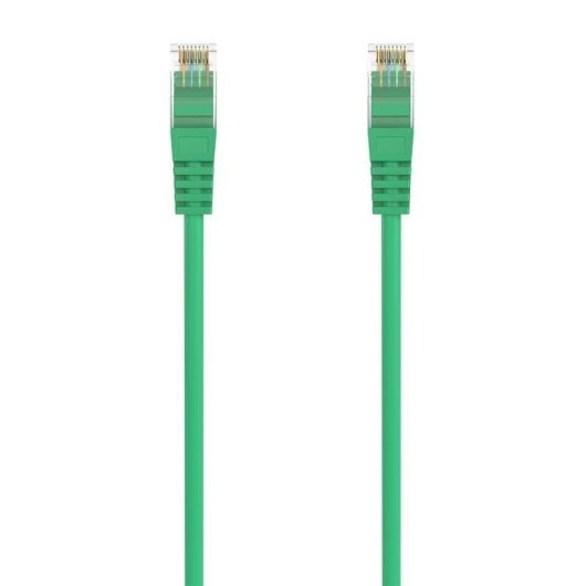 Cavo di rete Aisens A145-0577 Cat6a RJ45 UTP 0,25m Verde LSZH