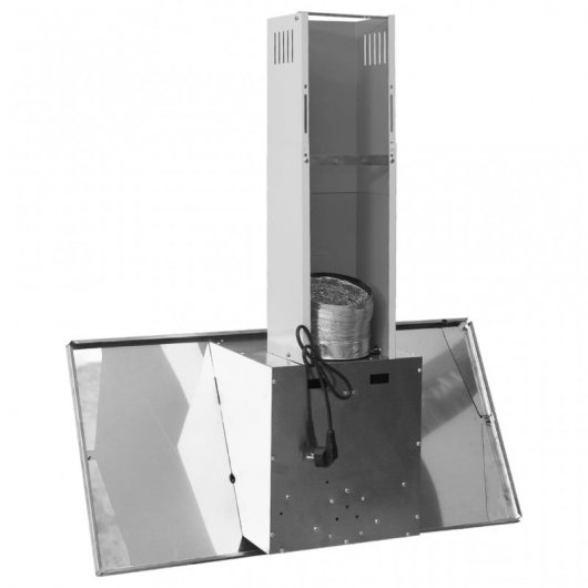 VidaXL Exaustor Decorativo 90cm Inox