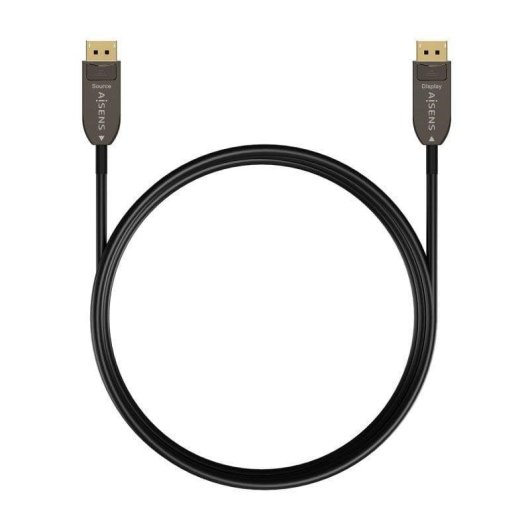 Câble DisplayPort Aisens A155-0606 1.4 8K 10m Fibre Optique Cuivre Noir