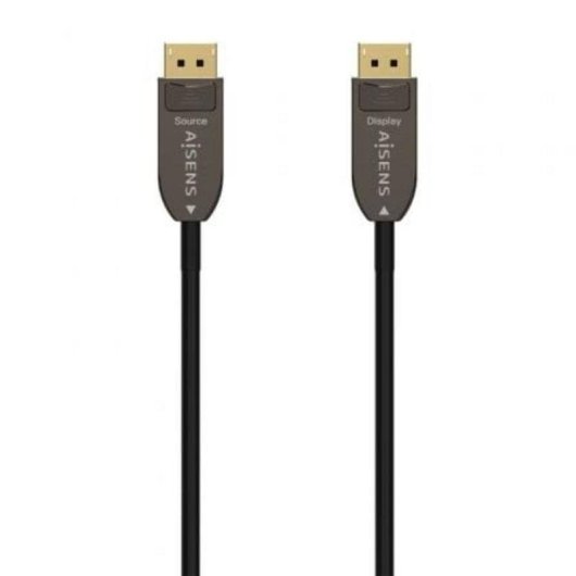 Câble DisplayPort Aisens A155-0606 1.4 8K 10m Fibre Optique Cuivre Noir