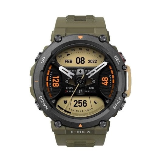 Amazfit T-Rex 2 GPS Bluetooth 47mm AMOLED Verde Wild green Unica Resistenza 10ATM SpO2 Cardio
