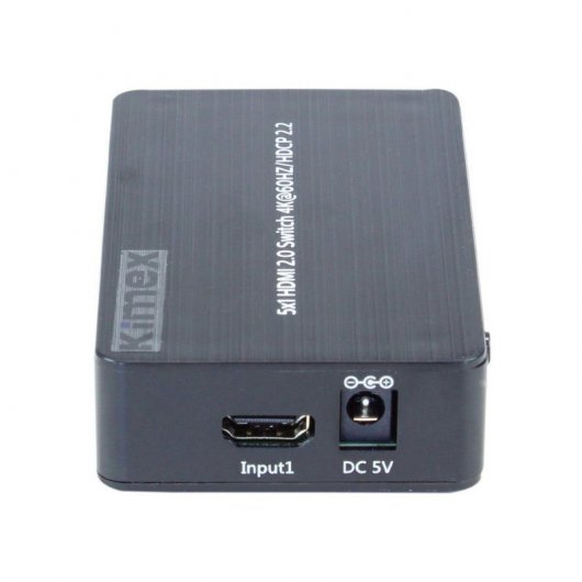 Kimex Switch 5x Entradas-1x Salida HDMI2.0 HDCP2.2 4K 60Hz