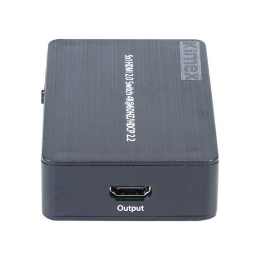 Kimex Switch 5x Entradas-1x Salida HDMI2.0 HDCP2.2 4K 60Hz