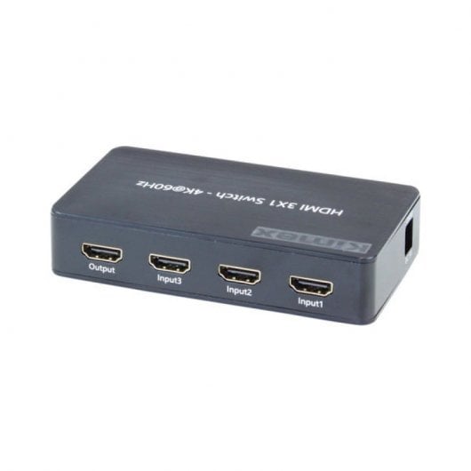 Kimex Switch 3x Entradas-1x Salida HDMI2.0 HDCP2.2 4K 60Hz