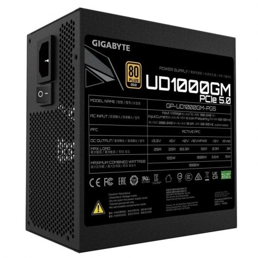 Gigabyte UD1000GM PG5 1000W 80 Plus Gold Full Modular