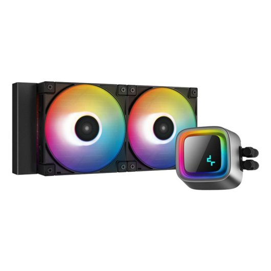 Refrigeração Líquida DeepCool LS520 240mm 2 Ventoinhas A-RGB Preto