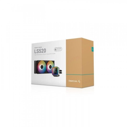 Refrigeração Líquida DeepCool LS520 240mm 2 Ventoinhas A-RGB Preto