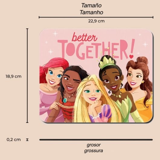 Tappetino mouse Disney Principesse 009