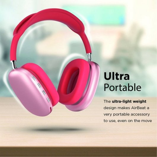 Cuffie wireless Promate AirBeat rosa