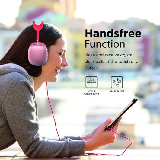 Cuffie wireless Promate AirBeat rosa