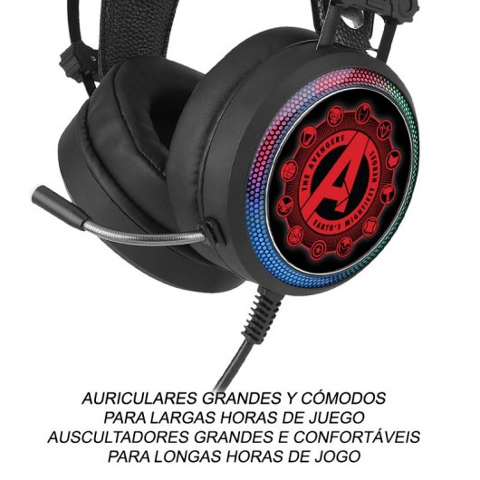 Casque de jeu Marvel 7.1 Avengers 003