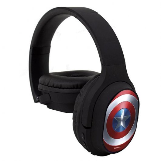 Marvel Captain America 001 Kabellose Kopfhörer Schwarz
