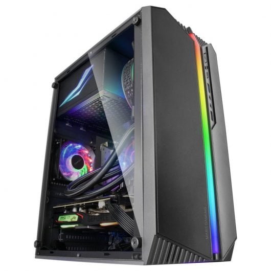 Mars Gaming MC-S1 ARGB MicroATX USB 3.0 com Janela Preto