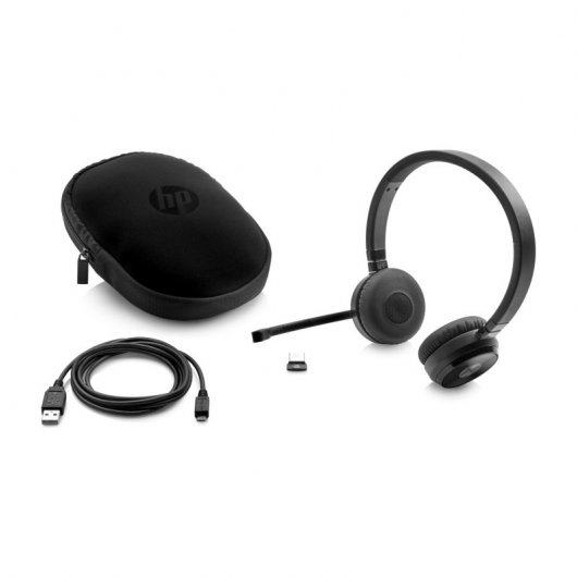 Casque HP UC Bluetooth sans fil avec Réduction de Bruit, Microphone, Noir