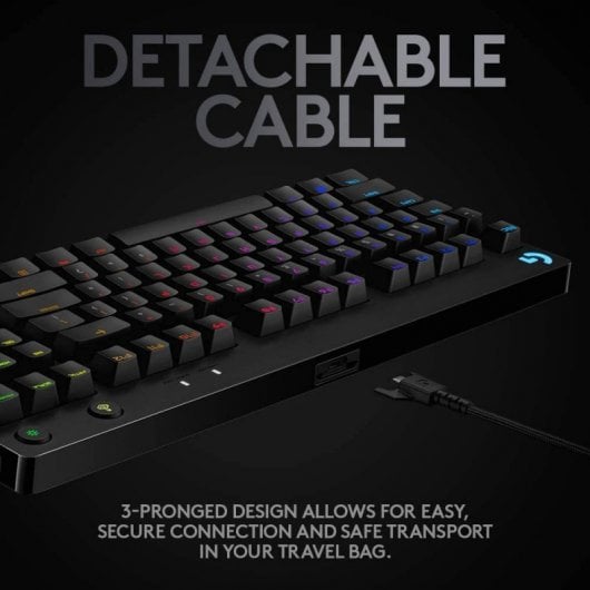 Logitech G Pro TKL Teclado Gaming Mecánico RGB QWERTZ (GER) GX Blue