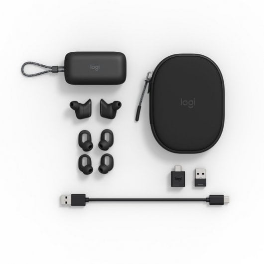 Logitech Zone True Wireless Auriculares Bluetooth Grafito