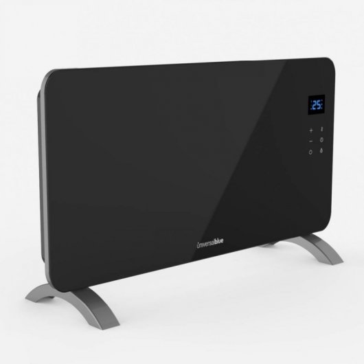 Universal Blue Cala Conta 5015B Panel Calefactor de Cristal Negro WiFi 1500W