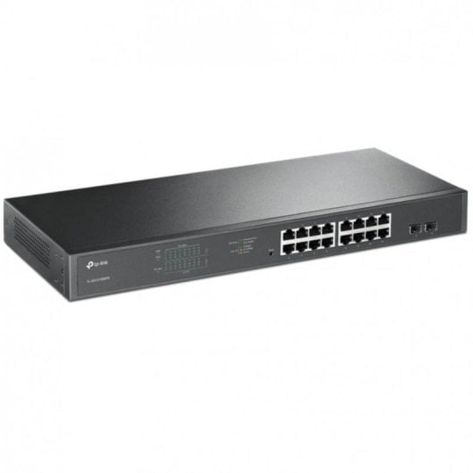 Switch TP-Link TL-SG1218MPE 16 Porte Gigabit PoE+ 2 SFP Rack 1U Gestito QoS VLAN