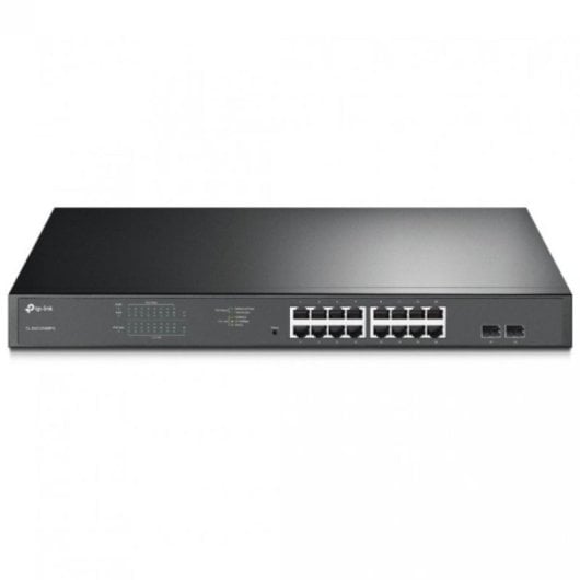 Switch TP-Link TL-SG1218MPE 16 Porte Gigabit PoE+ 2 SFP Rack 1U Gestito QoS VLAN