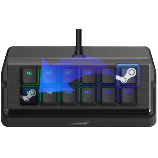 Controller di contenuti live a 12 tasti Mountain MacroPad