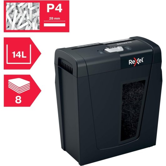 Rexel Secure X8 Destructora de Papel Corte en Partículas 14L