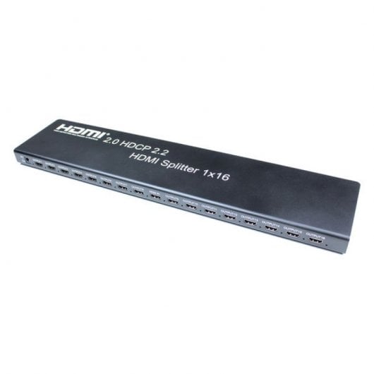 Répartiteur Kimex HDMI 2.0/HDCP 2.2 1x entrée-16x sorties EDID RS232 4K60Hz