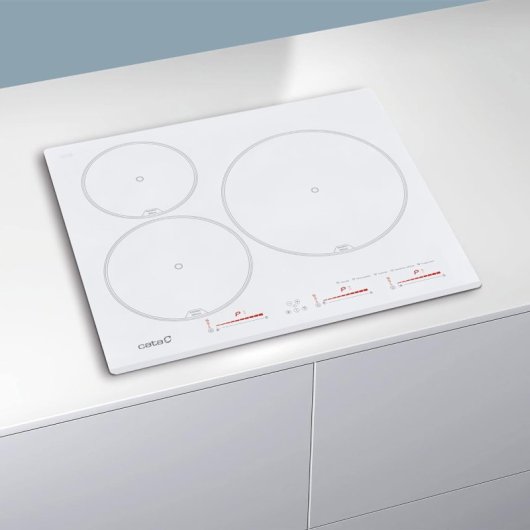 Cata INSB 6003 WH Placa de Inducción 3 Zonas 60cm Blanca