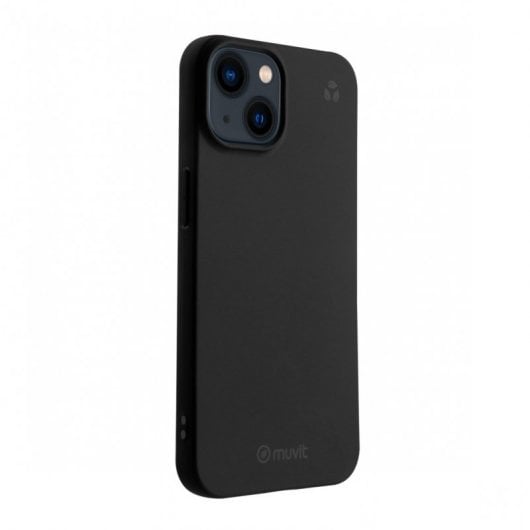 Custodia nera Muvit for Change Recycletek per Apple iPhone 14