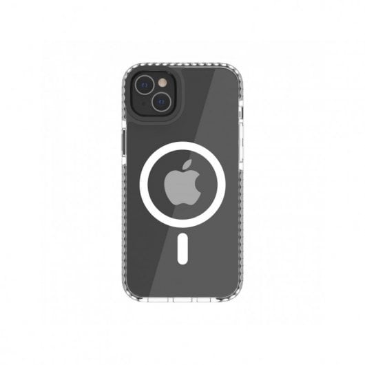 Muvit for Change Funda Recycletek Magsafe Shockproof 3m Transparente/Negra Apple iPhone 14 Plus