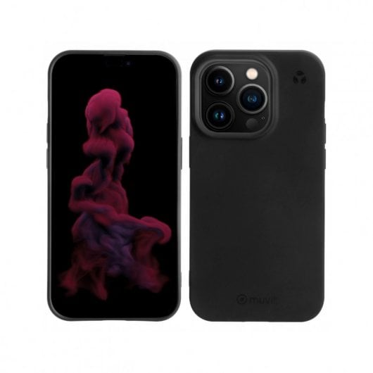 Muvit for Change Black Recycletek Case für Apple iPhone 14 Pro