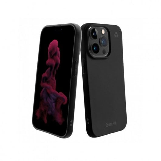 Muvit for Change Black Recycletek Case für Apple iPhone 14 Pro