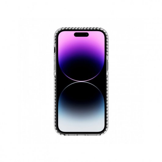 Muvit for Change Funda Recycletek Magsafe Shockproof 3m Transparente/Negra Apple iPhone 14 Pro