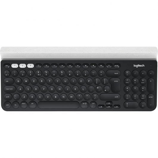 Logitech K780 Teclado Sem Fios Bluetooth Cinzento (USA)