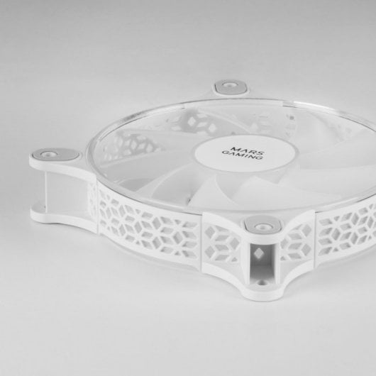 Mars Gaming MFDUO Kit 2 Ventoinhas FRGB Rainbow 120mm Brancas