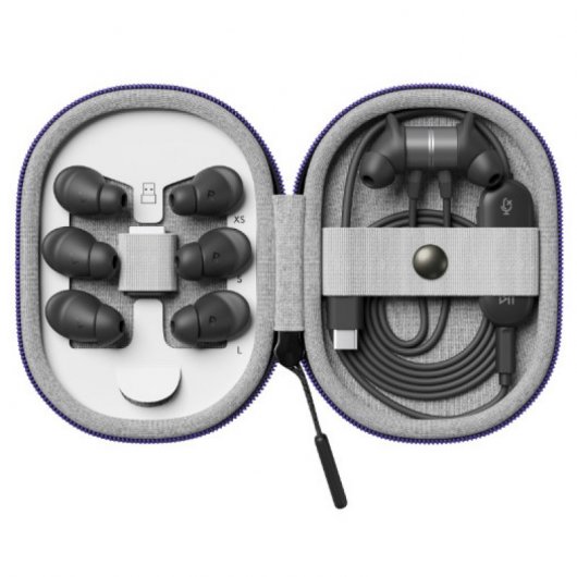 Logitech Zone Wired Earbuds Auriculares USB-C Optimizado MS Grafito