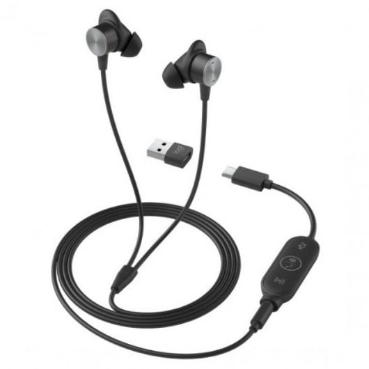 Logitech Zone Wired Earbuds Auriculares USB-C Optimizado MS Grafito