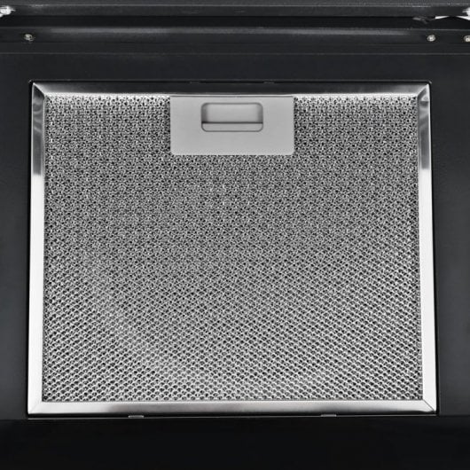 VidaXL Hotte décorative 90 cm D Inox/Noir