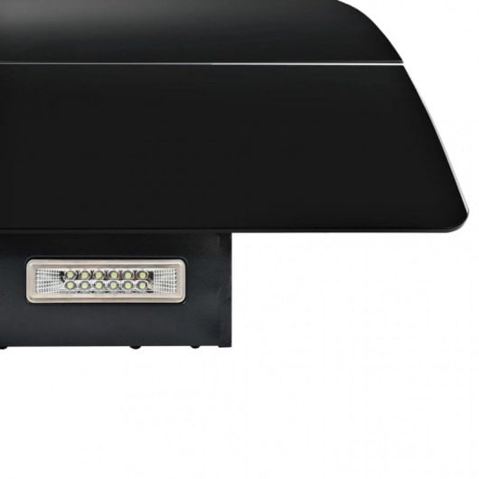VidaXL Hotte décorative 90 cm D Inox/Noir