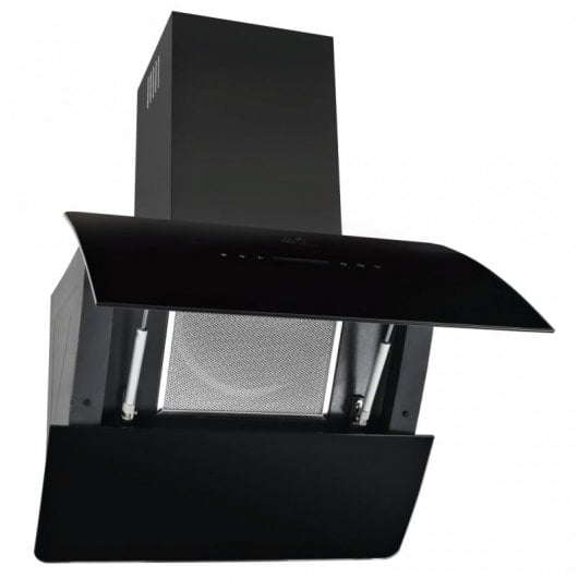 VidaXL Exaustor de Parede 60cm Aço Inoxidável/Preto