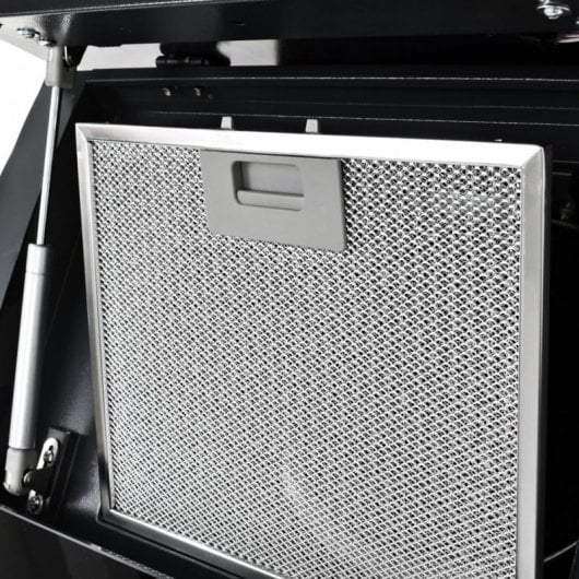 VidaXL Exaustor de Parede 60cm Aço Inoxidável/Preto