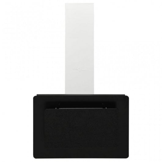 Cappa Decorativa VidaXL 60 cm C Acciaio Inossidabile/Vetro Nero