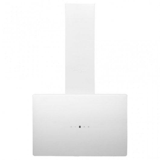 Campana decorativa VidaXL 60 cm in acciaio inossidabile/vetro temperato bianco