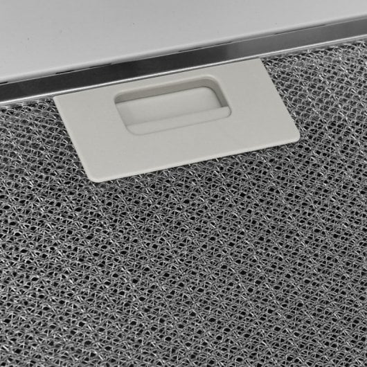 Campana decorativa VidaXL 60 cm in acciaio inossidabile/vetro temperato bianco